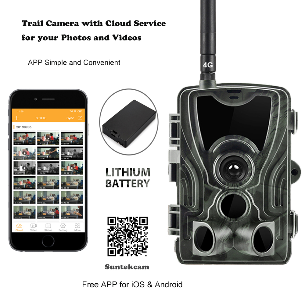 Outdoor Hunting Video Camera - Kamera leśna 4G z kontrolą przez
