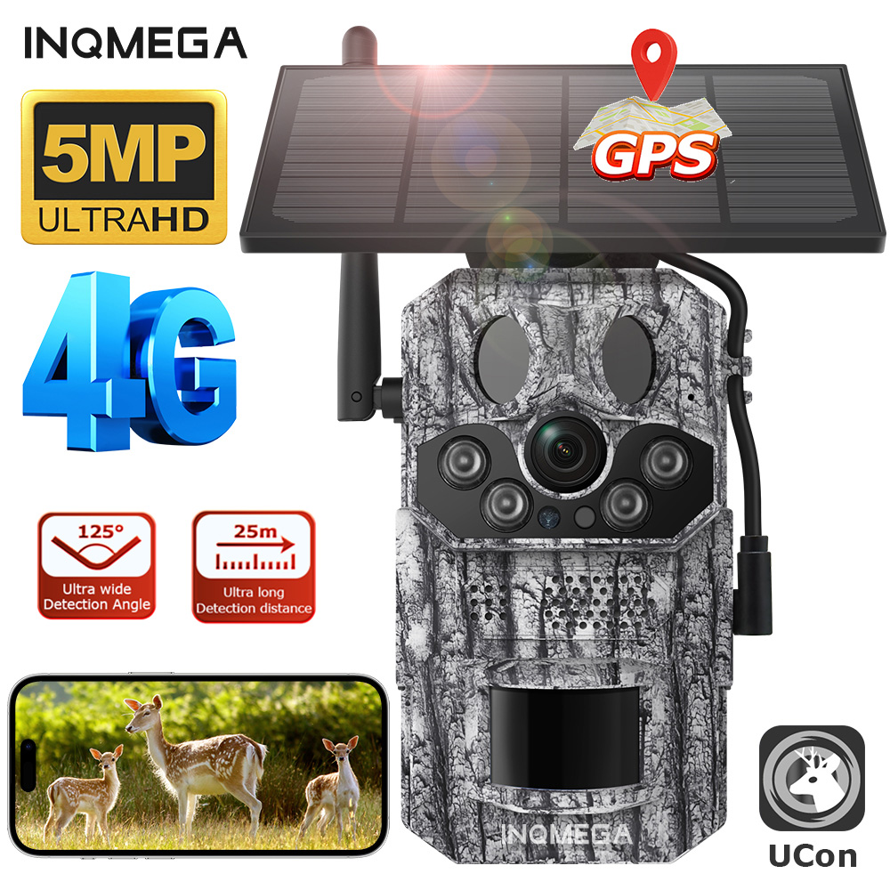 Outdoor Hunting Video Camera - INQMEGA4G 2K 5MP PIR aktywowany ruchem