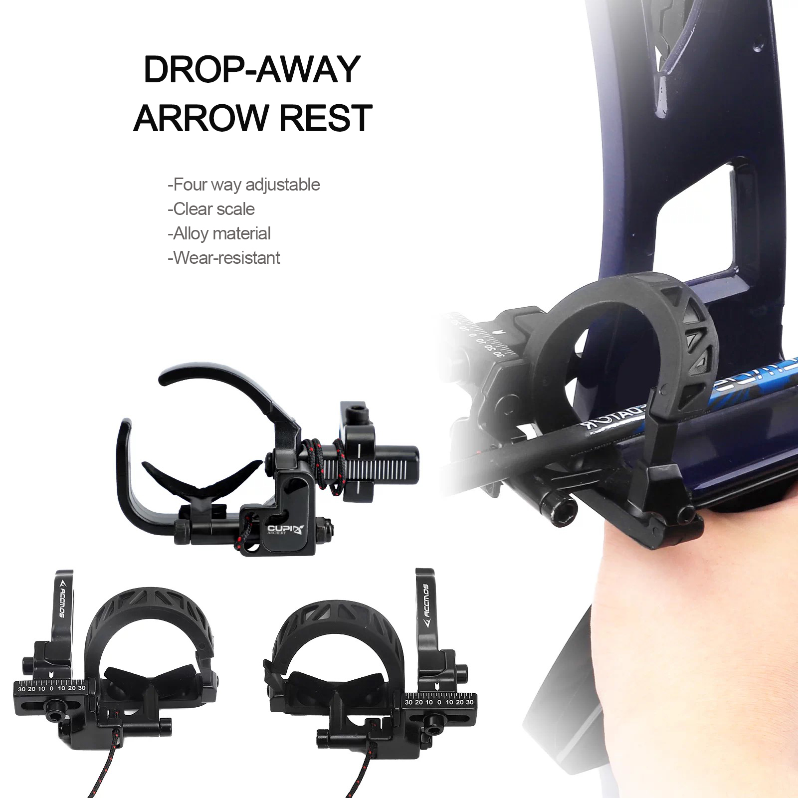 Hunting Bow Compound - D3 D6 Regulowany podpórka na łuk