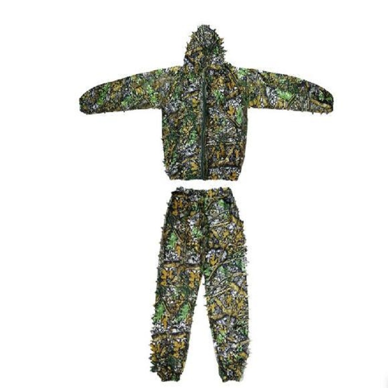 Camouflage Hunting Jacket - Odzież myśliwska 3D, kamuflaż snajperski, strój