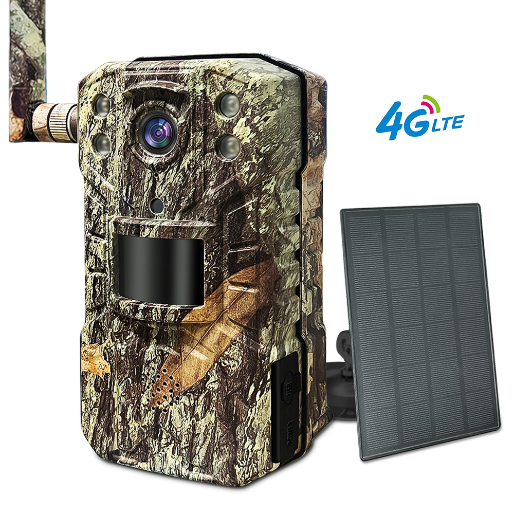 Outdoor Hunting Video Camera - Kamera leśna 4G LTE zasilana solarnie,