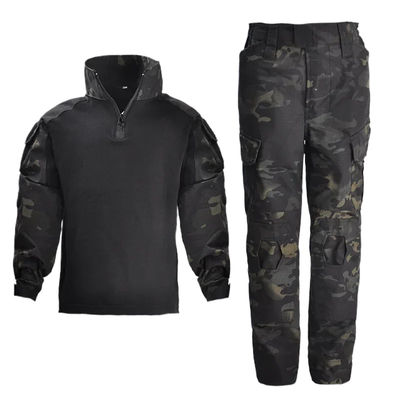 Camouflage Hunting Jacket - Dziecięce mundury taktyczne zestawy odzieży myśliwskiej