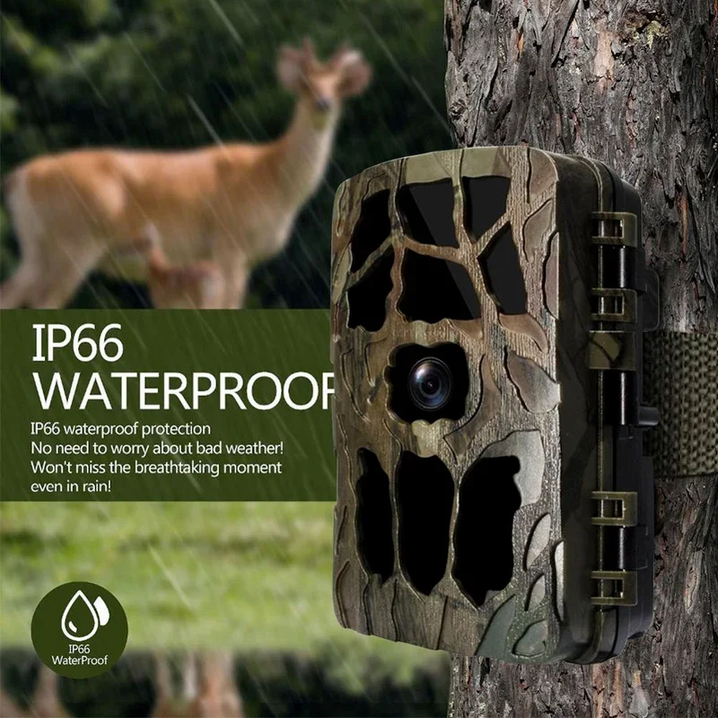 Outdoor Hunting Camera Wireless - H982 IP66 wodoodporna 4K zewnętrzna kamera