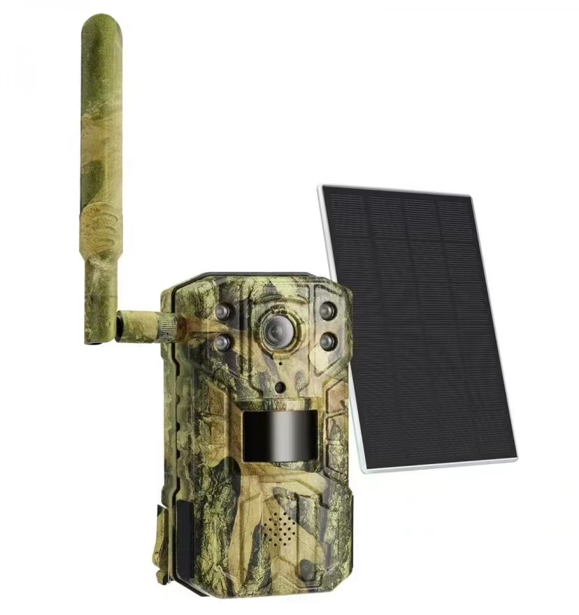 Outdoor Hunting Camera Wireless - Kamera myśliwska 4G zasilana energią słoneczną,