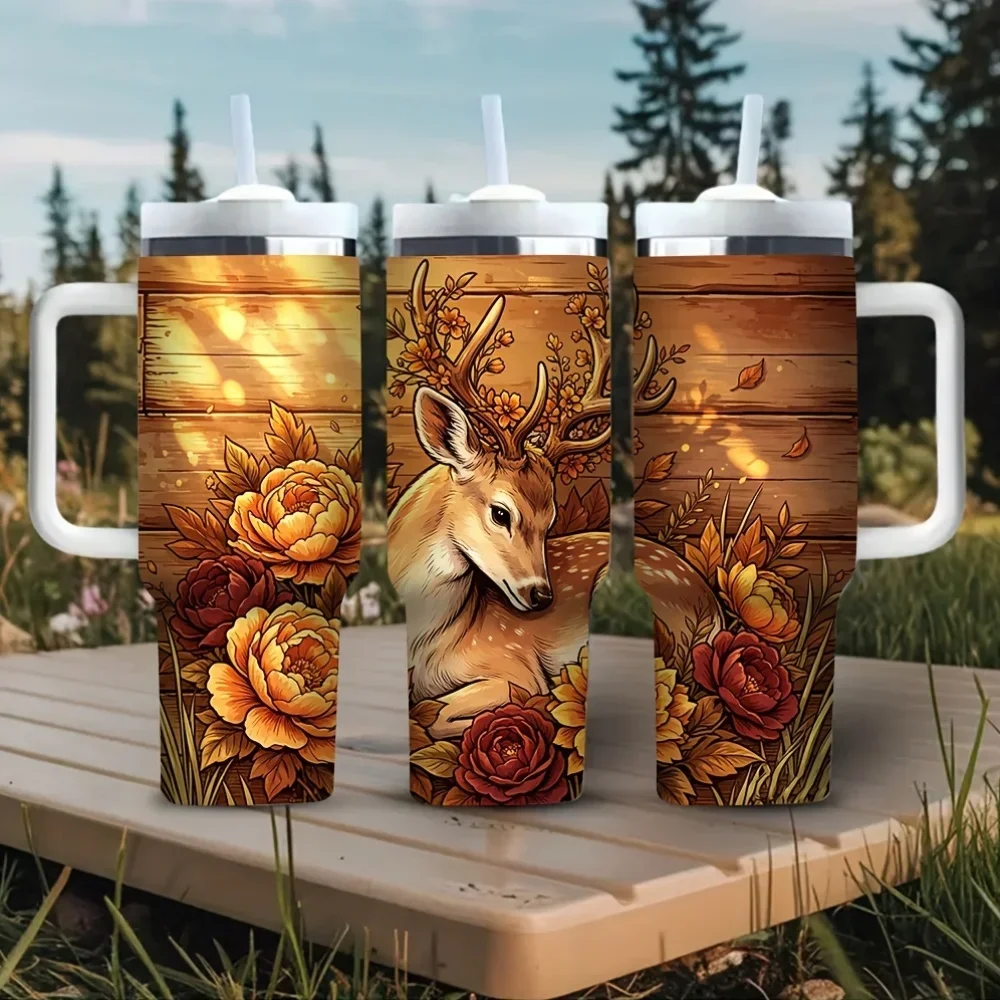 Kubek termiczny 40 oz z uchwyt – Hunting Outdoor Background recenzja i cena