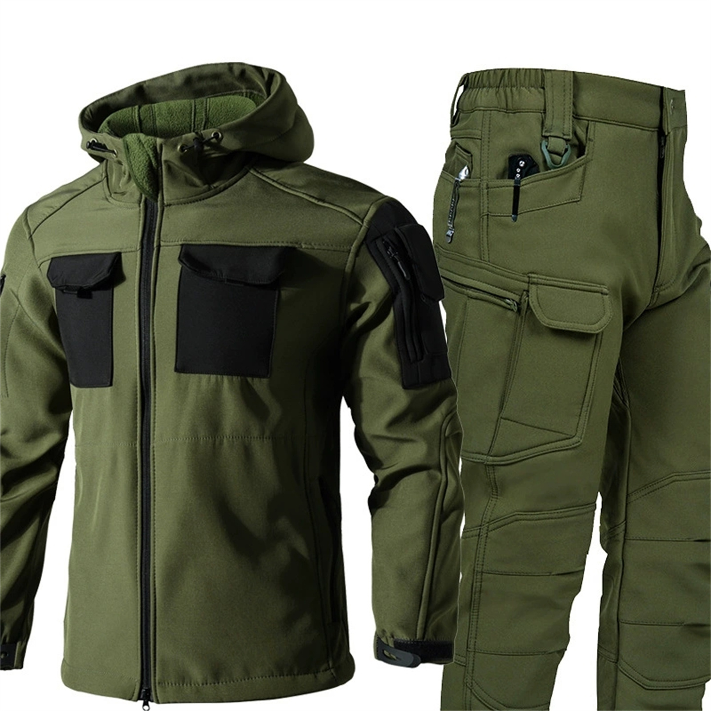 Zimowy, ocieplany, miękki komb – Camouflage Hunting Jacket recenzja i cena