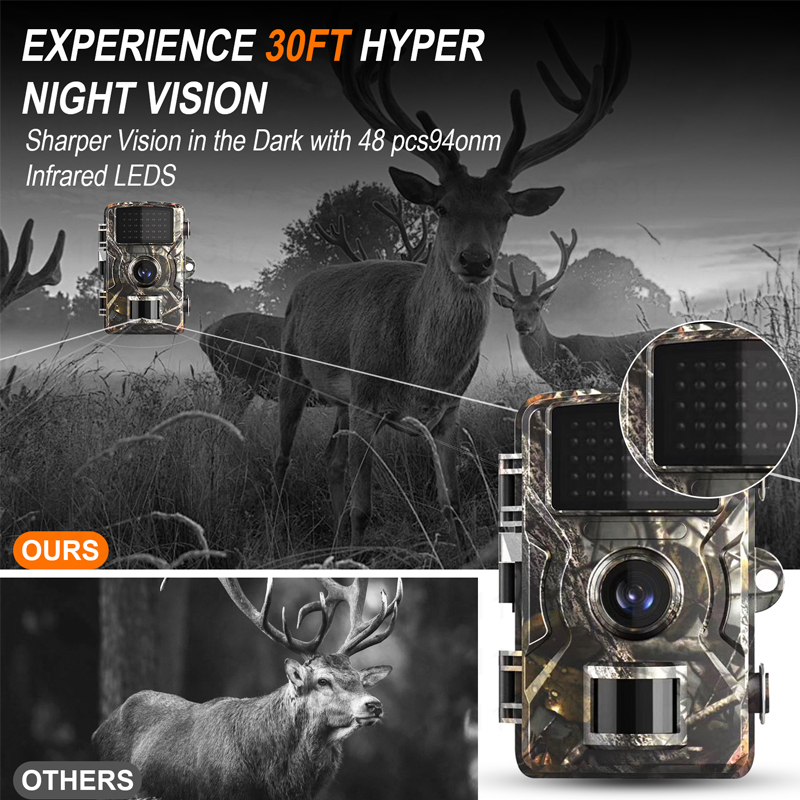 Kamery leśne 16MP 1080P z nokt – Outdoor Hunting Video Camera recenzja i cena