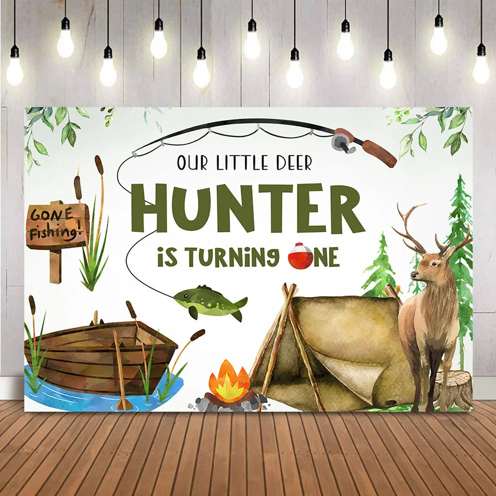 Polowanie Wędkarstwo Urodziny  – Hunting Outdoor Background recenzja i cena