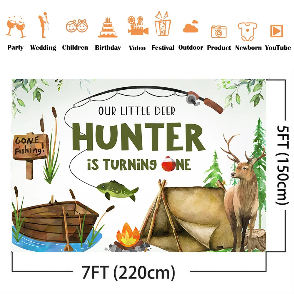 Polowanie Wędkarstwo Urodziny  – Hunting Outdoor Background recenzja i cena
