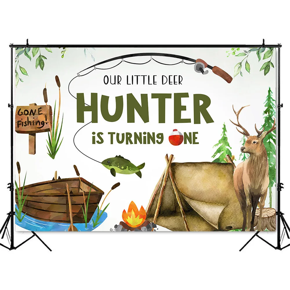 Polowanie Wędkarstwo Urodziny  – Hunting Outdoor Background recenzja i cena