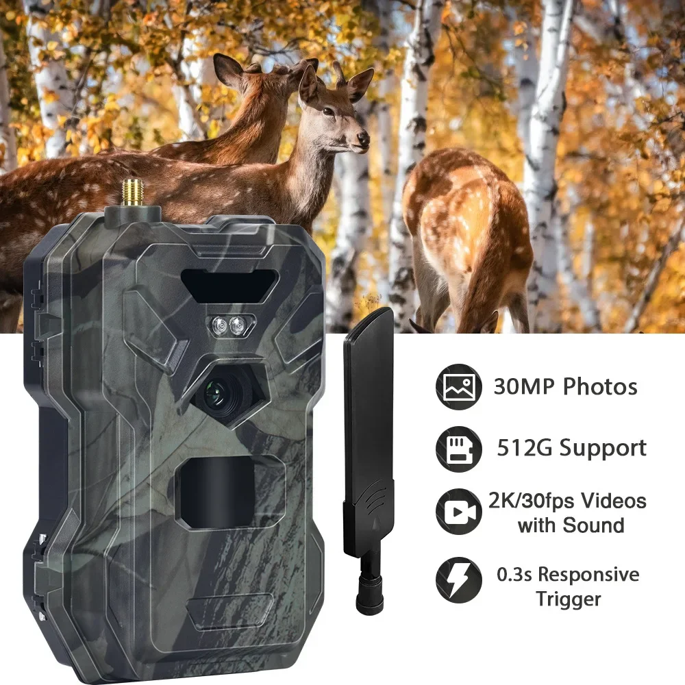 HC-880Pro 4G 30MP HD 2K noktow – Outdoor Hunting Camera Wireless recenzja i cena