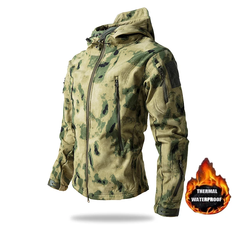 Zimowe wojskowe kurtki ze skór – Camouflage Hunting Jacket recenzja i cena