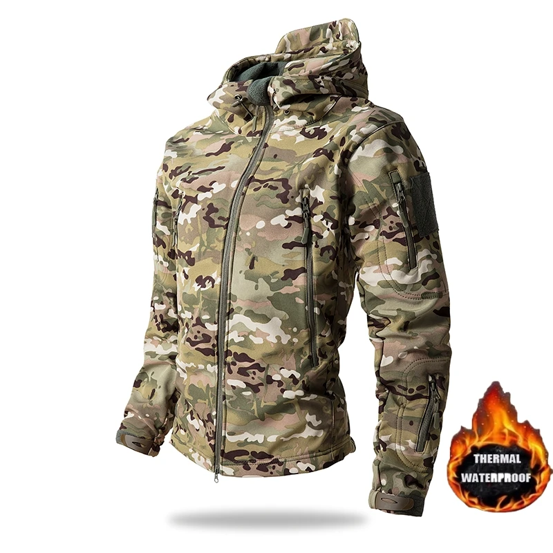 Zimowe wojskowe kurtki ze skór – Camouflage Hunting Jacket recenzja i cena