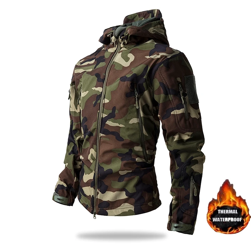 Zimowe wojskowe kurtki ze skór – Camouflage Hunting Jacket recenzja i cena