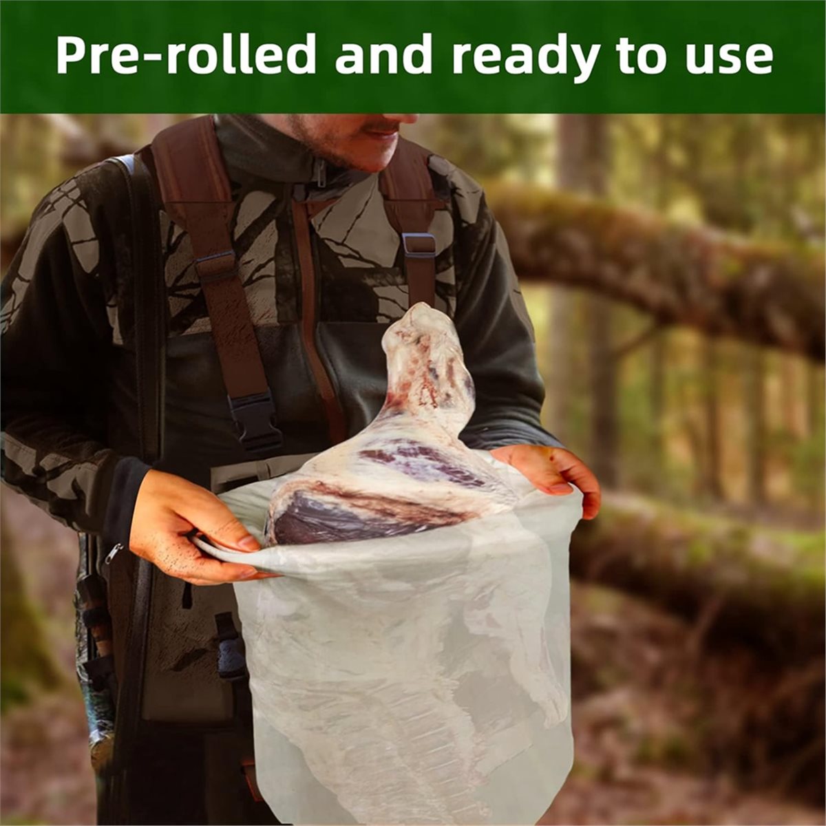 Torby na mięso BAAQ, 5 sztuk,  – Game Bag Meat Hunting recenzja i cena