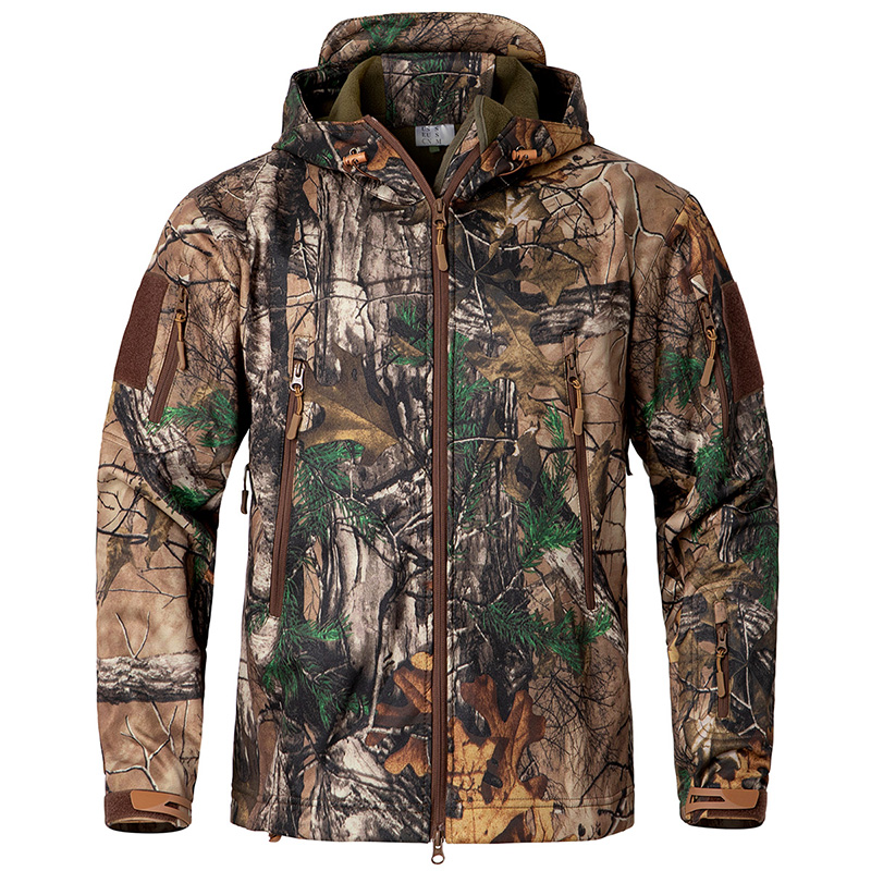 Męska cicha kurtka taktyczna w – Camouflage Hunting Jacket recenzja i cena
