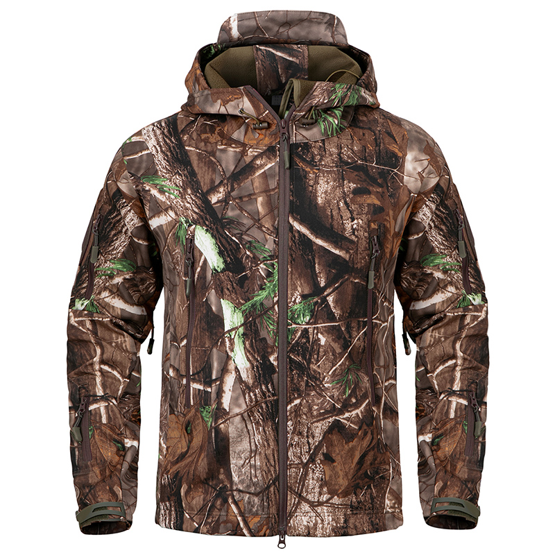 Męska cicha kurtka taktyczna w – Camouflage Hunting Jacket recenzja i cena