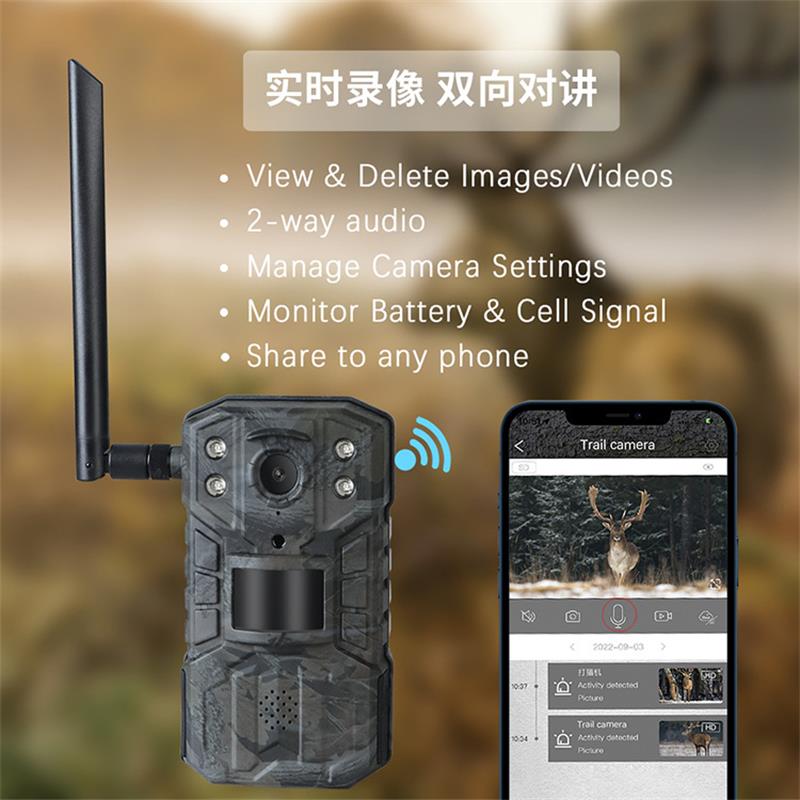 Kamera leśna 4G LTE zasilana s – Outdoor Hunting Video Camera recenzja i cena