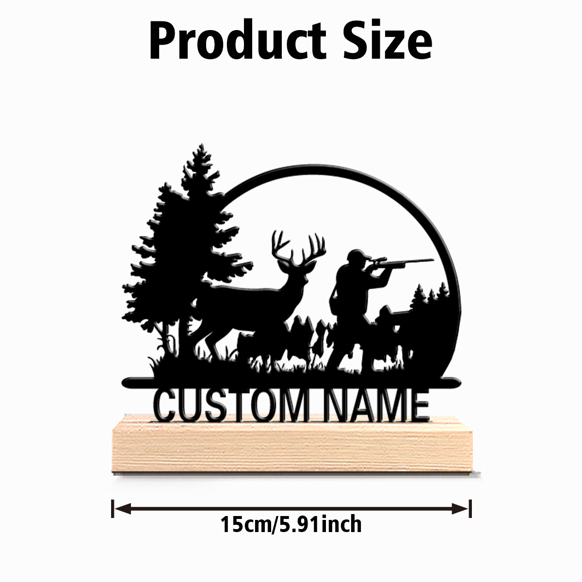 1 szt. Modna, personalizowana, – Hunting Outdoor Christmas Decorations recenzja i cena