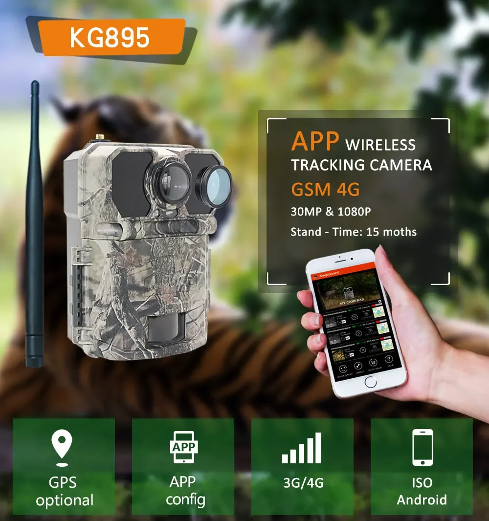 Kamera leśna 4G 30MP/1080P Bez – Outdoor Hunting Camera Wireless recenzja i cena