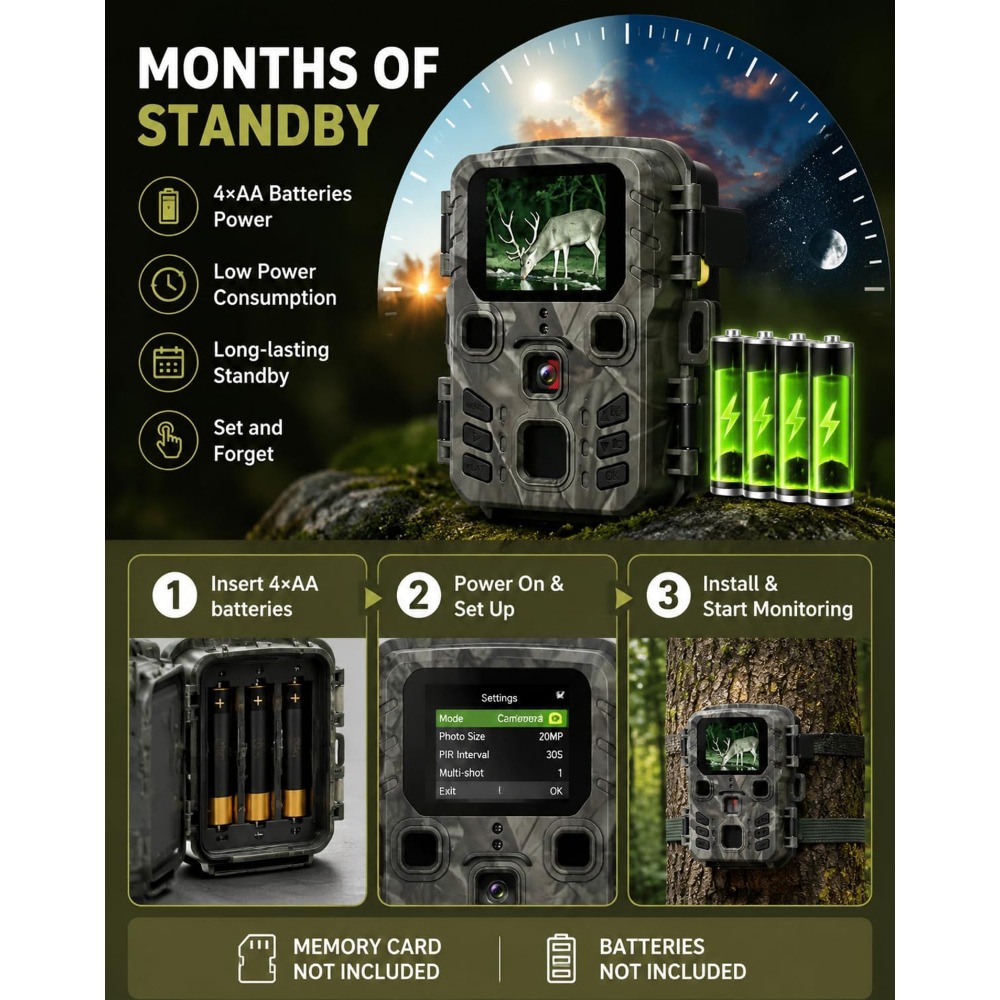 Mini Trail Game Camera Night V – Outdoor Hunting Video Camera recenzja i cena