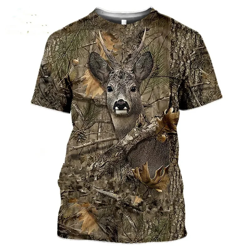 Koszulka 3D z kamuflażem, moty – Wildman Hunting & Outdoor Robertson Photos recenzja i cena