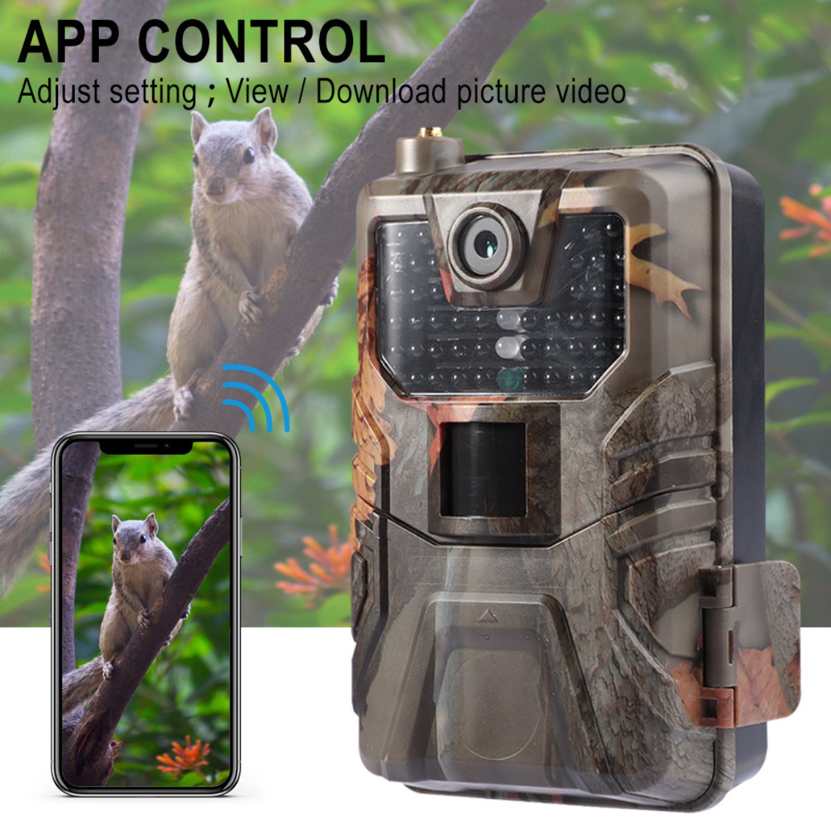 Kamera leśna 4K z Wi-Fi, stero – Outdoor Hunting Camera Wireless recenzja i cena